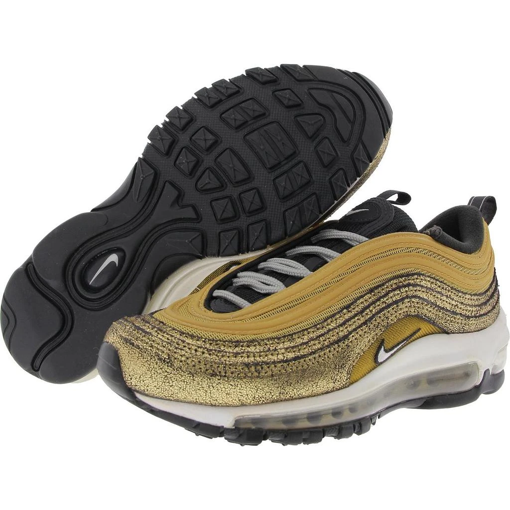 NIKE Air Max 97 Womens Metallic Manmade Running & Training Shoes 3