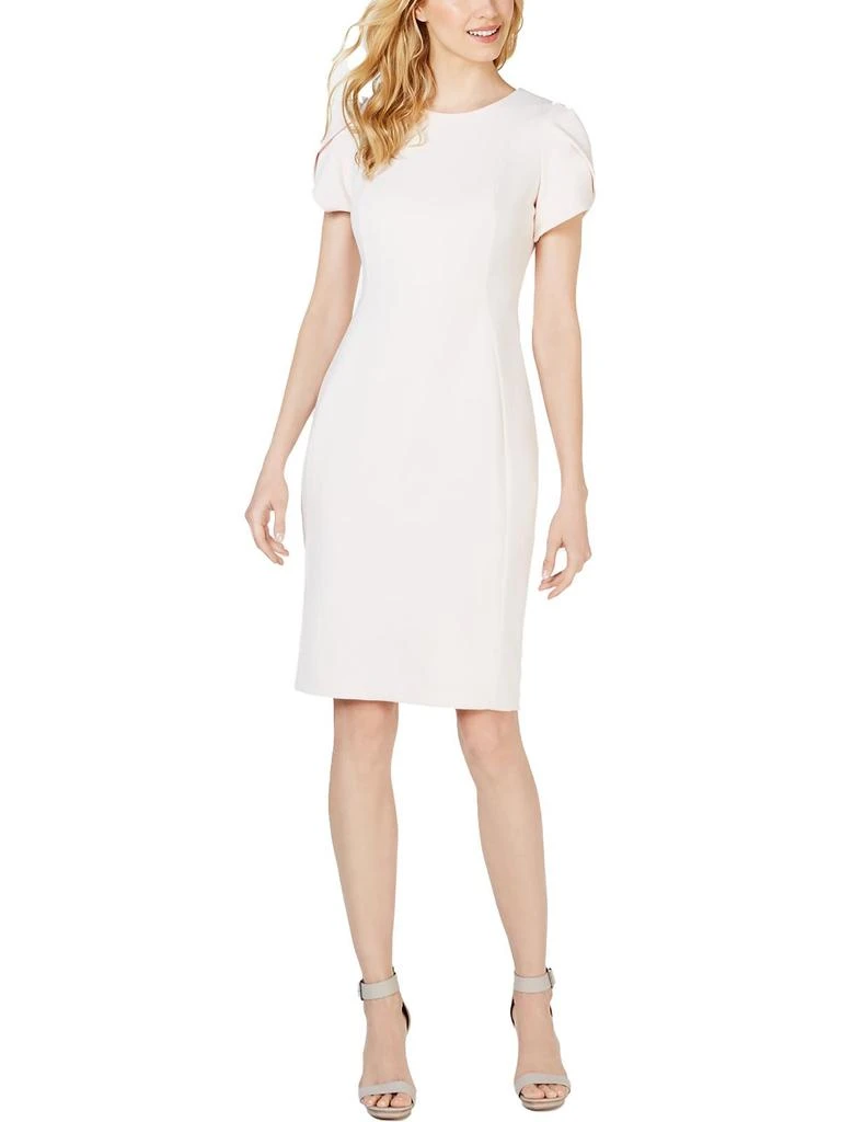 sachin and babi light blue dress Womens Crepe Midi Sheath Dress – On Sale Now with Up to 66% Off