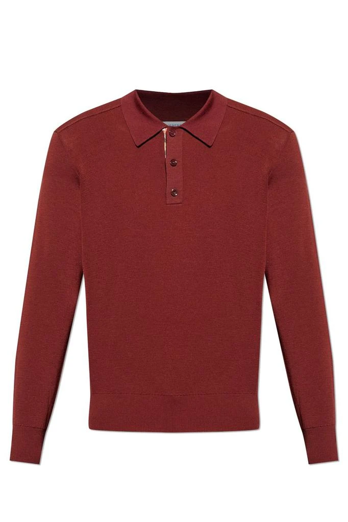 Burberry Burberry Long-Sleeve Polo Shirt from Cettire