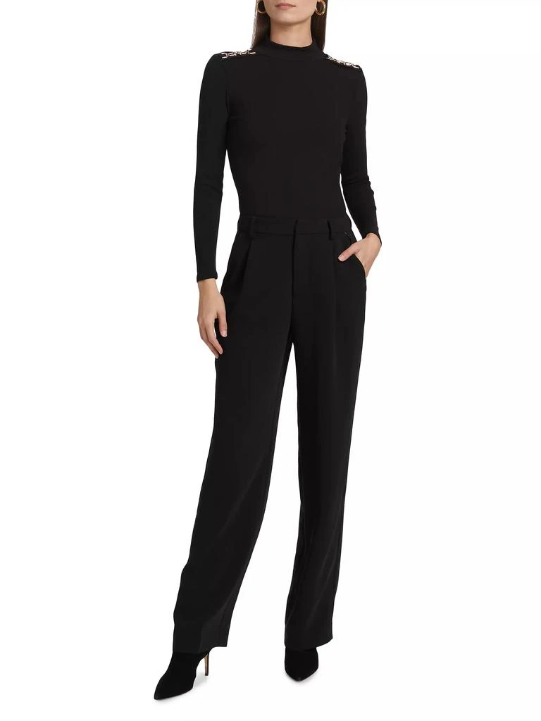 Generation Love Alianna Rib-Knit Mock-Turtleneck Top 2