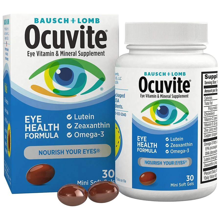 Ocuvite Eye Health Formula Mini Soft Gels 1
