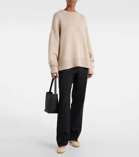 The Row Awar shearling-lined suede ballet flats 3