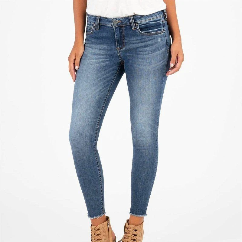 KUT from the Kloth Connie Ankle Skinny Jeans In Guileless 1