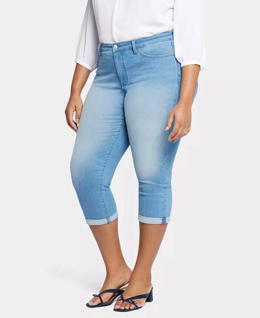 NYDJ Plus Size Chloe Skinny Capri Jeans 3