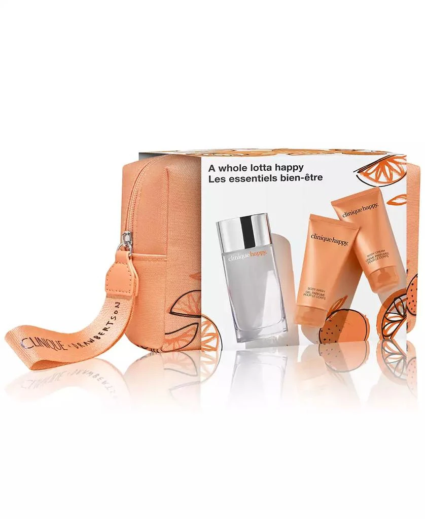 Clinique 4-Pc. A Whole Lotta Happy Perfume & Body Care Gift Set 1