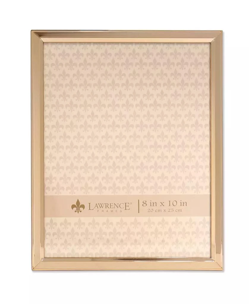 Lawrence Frames Gold Metal Picture Frame - Classic Bevel - 8" x 10"