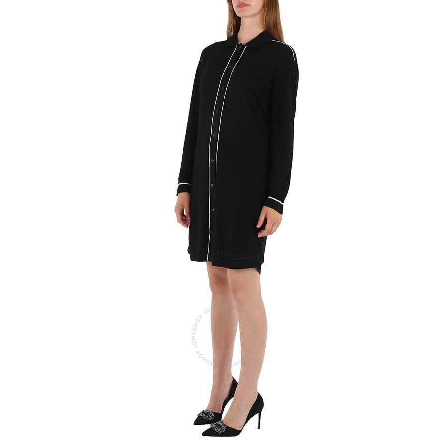 Barrie Ladies Contrast-trimmed Cashmere and Cotton Shirt Dress 3