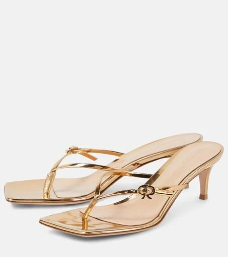 Gianvito Rossi Shanti Thong 70 embellished sandals 5