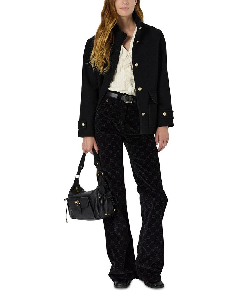 Gerard Darel Maud Wool Blend Coat 1