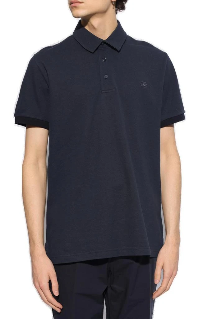 ETRO Etro Logo Embroidered Short-Sleeved Polo Shirt 2
