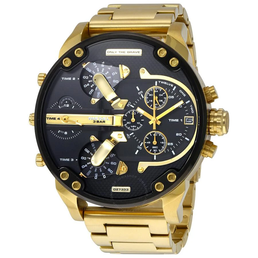 Diesel Mr. Daddy 2.0 Black Dial Quartz Men's Watch DZ7333 1