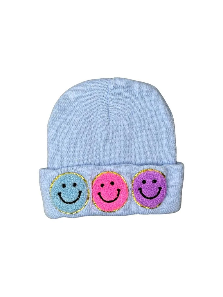Lola + The Boys Happy  Emoji Beanie 3