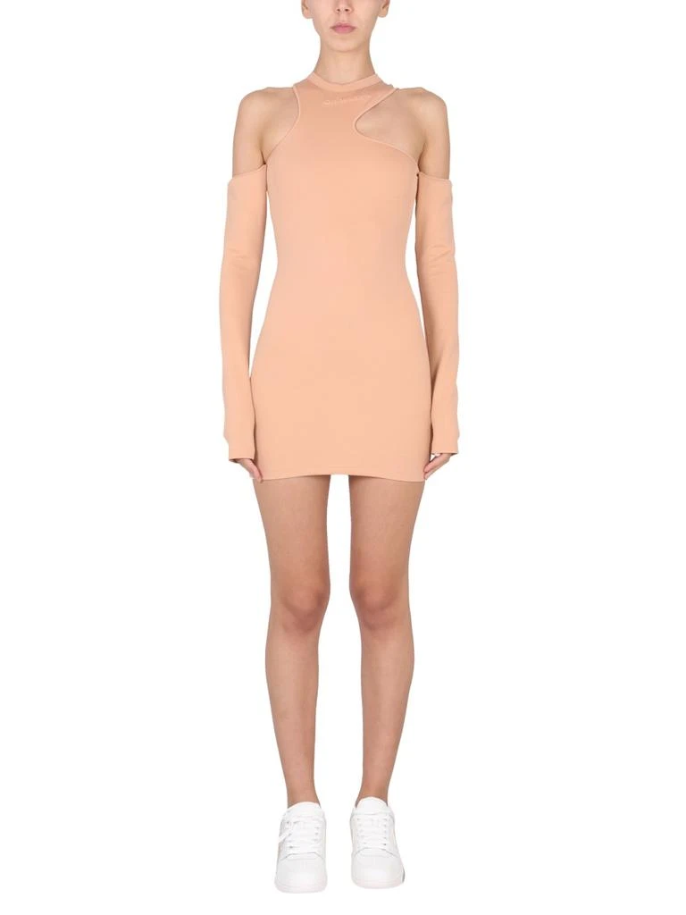 Off-White ASYMMETRIC MINI DRESS 1