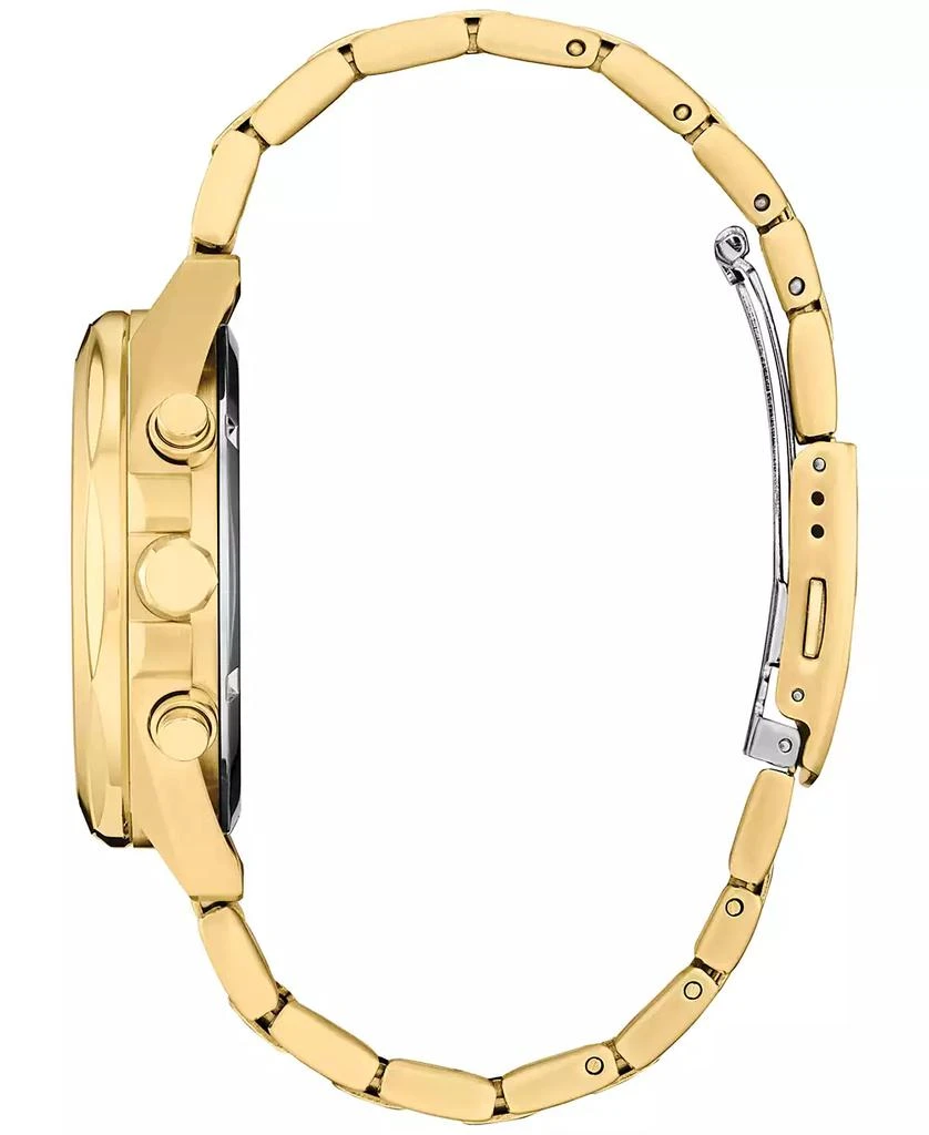 Citizen Eco-Drive Men's Chronograph Gold-Tone Stainless Steel Bracelet Watch 41mm 2