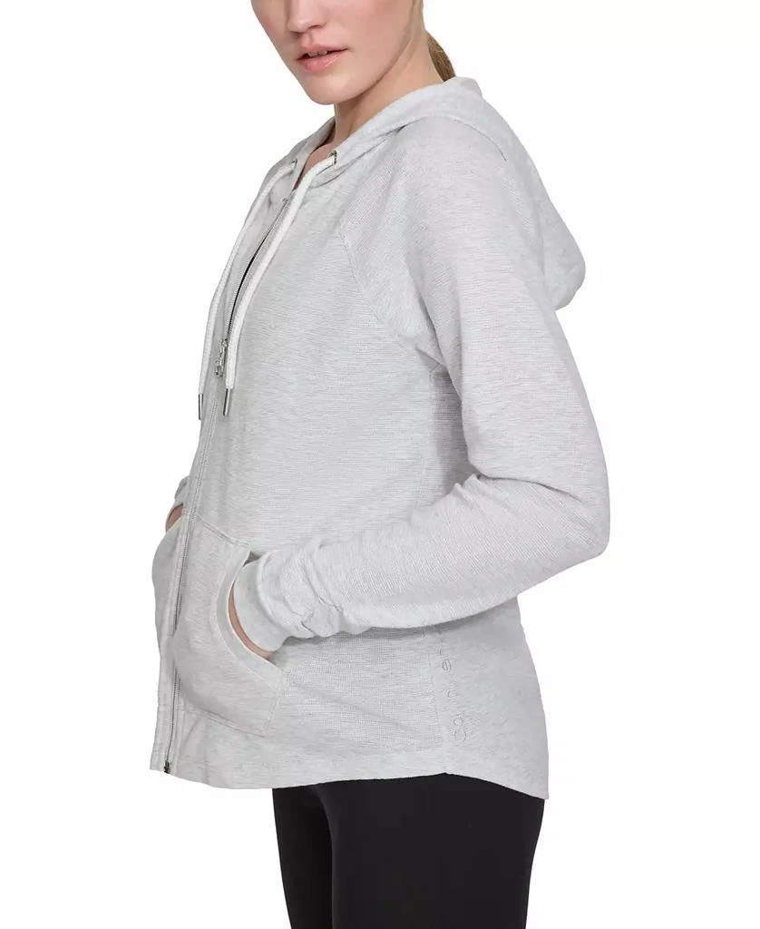 Calvin Klein Ruched-Sleeve Zip Hoodie, XS- 11