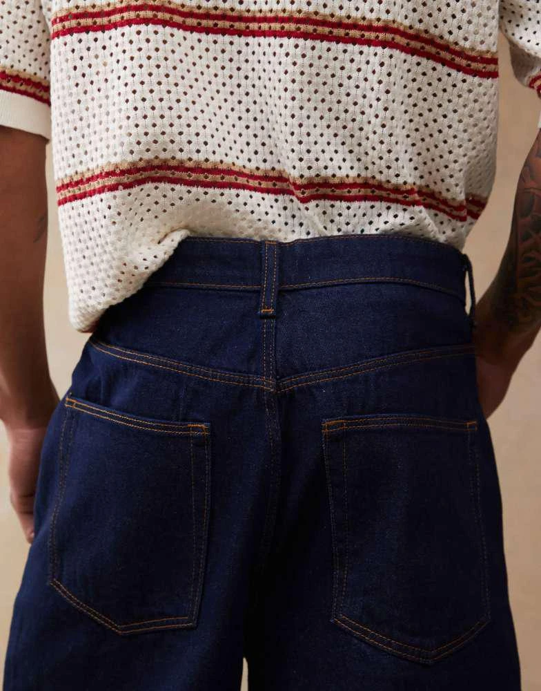 ASOS ASOS DESIGN longer length denim jort in indigo 3