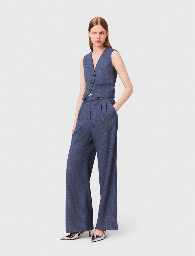 Maje Maje Woman's polyester Rhinestone suit trousers for Fall/Winter