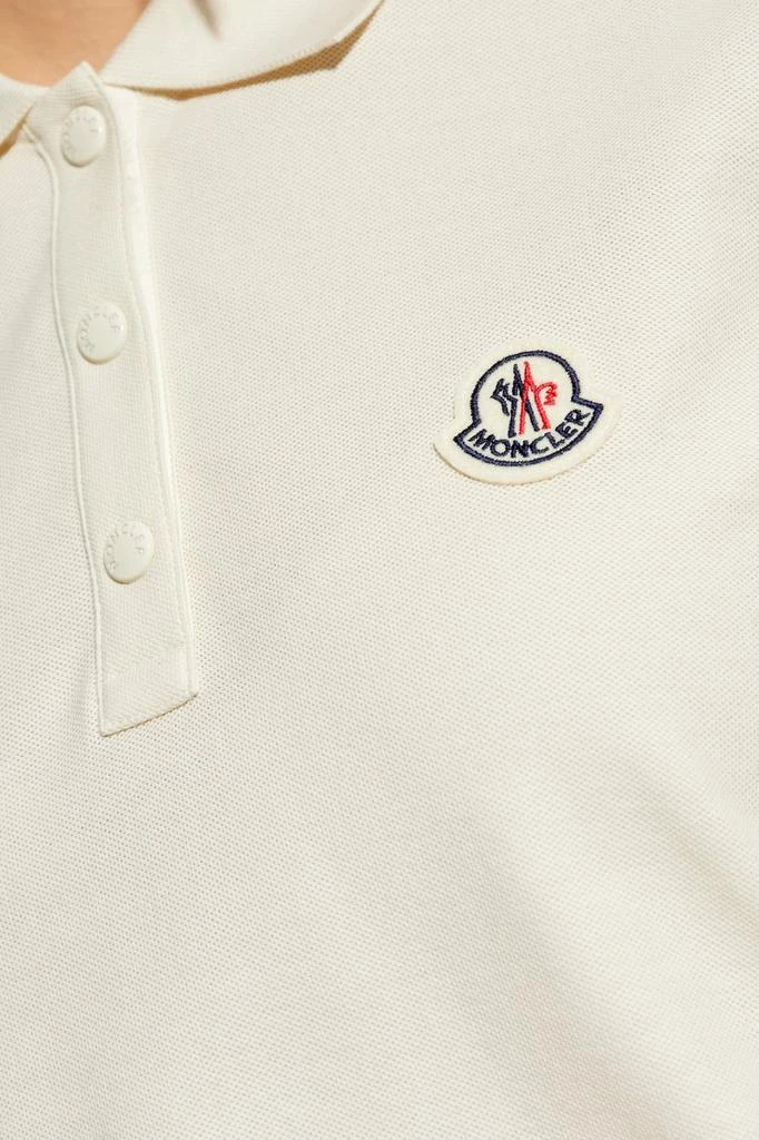 Moncler Moncler Logo Patch Short-Sleeved Polo Shirt 4