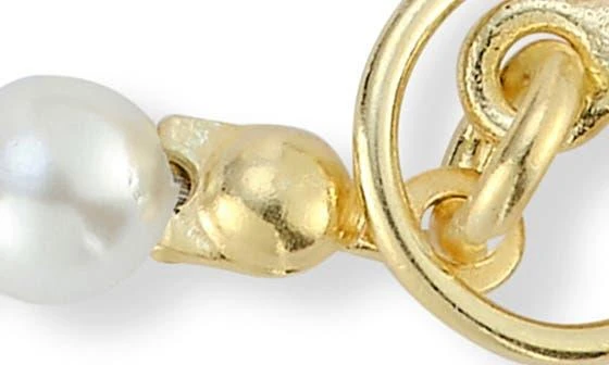 Sphera Milano Cultured Freshwater Pearl Paperclip Link Bracelet 2