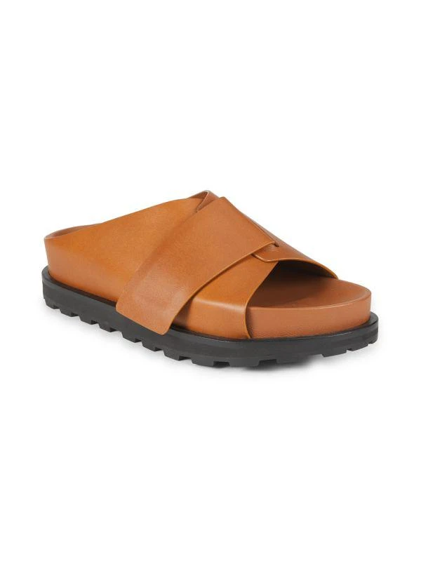 Jil Sander Leather Flat Sandals 2