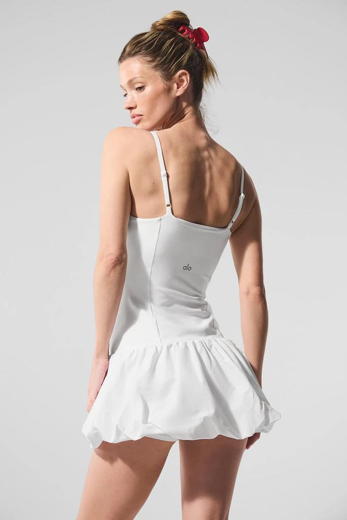 Alo Airbrush Love Match Tennis Dress - White 4