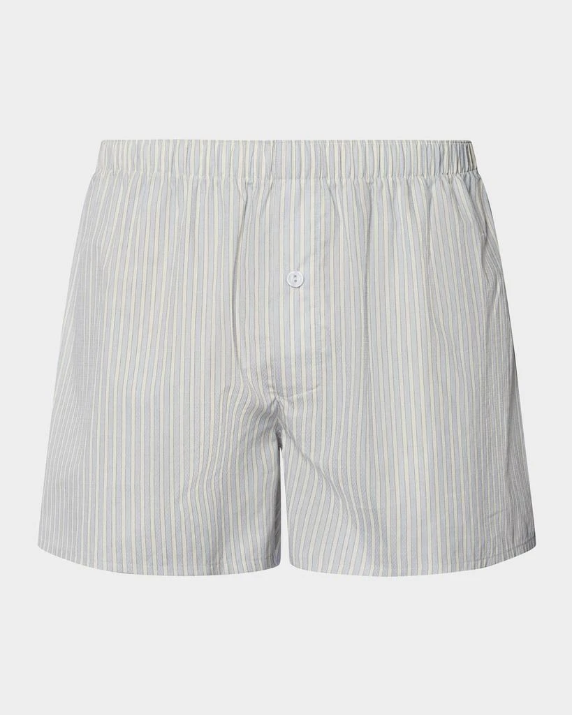 Hanro Men's Fancy Woven Cotton Boxers 1