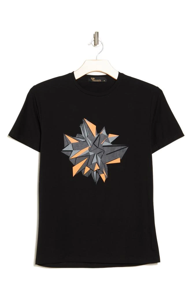 TR Premium 3D Abstract Graphic Print T-Shirt 3
