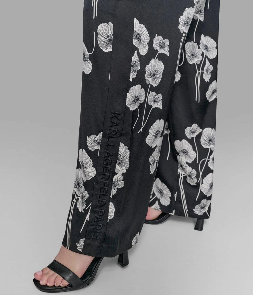 Karl Lagerfeld Paris SILKY WIDE LEG PANTS 7