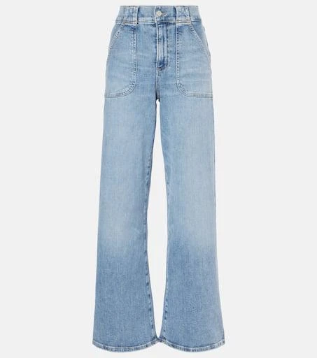 FRAME Modern Pocket high-rise wide-leg jeans 1