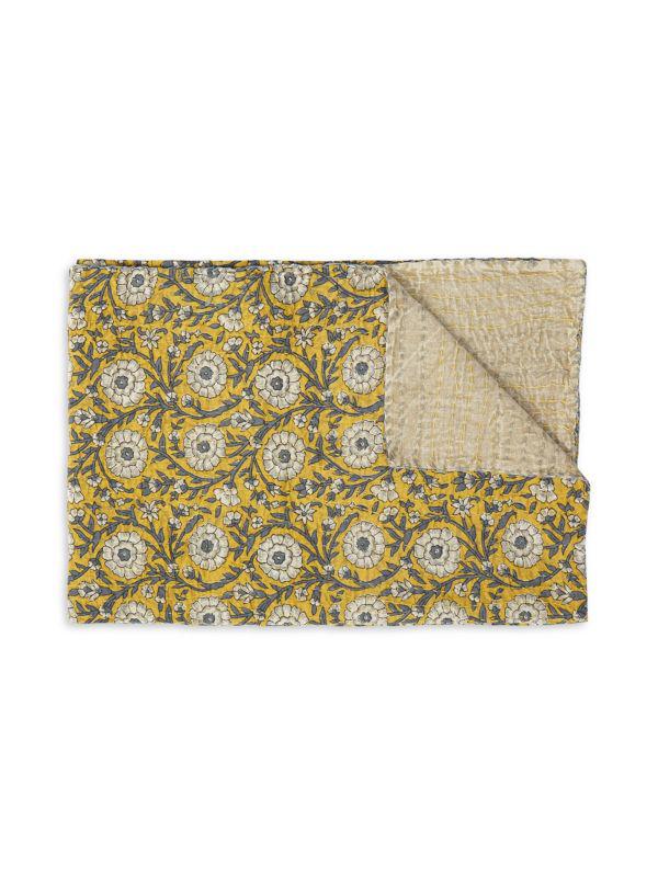 TAJ HOTEL Taj Hotel Kantha Cotton Throw