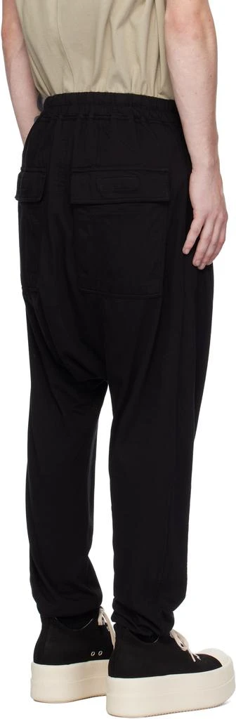 Rick Owens Black Porterville Prisoner Drawstring Sweatpants 3