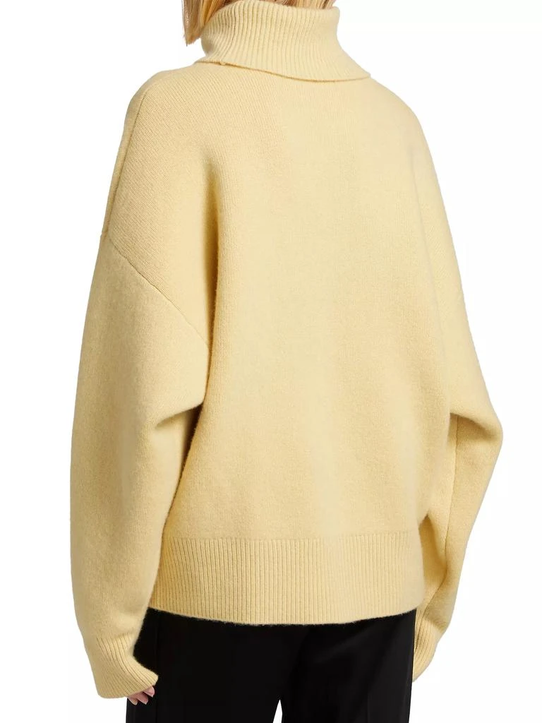 Totême Double-Knit Turtleneck Sweater 5