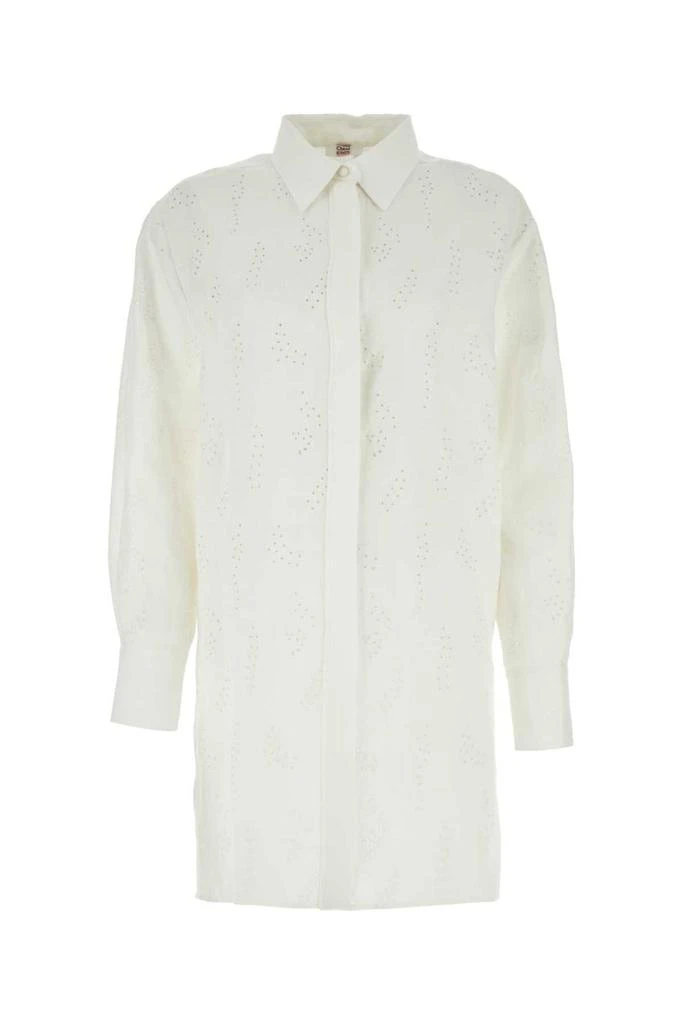 Chloé Chloé Long-Sleeved Oversized Shirt from Cettire