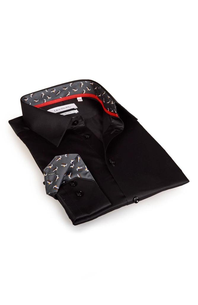 Levinas Contemporary Fit Modern Business Dress Shirt