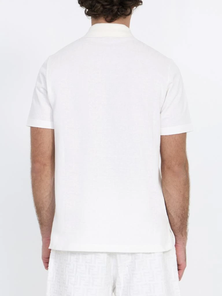 Fendi FF cotton polo shirt 3