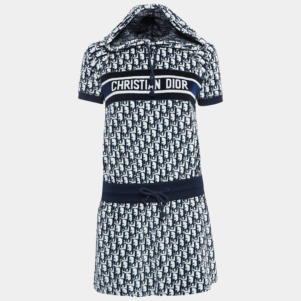 Dior Navy Blue Oblique Cotton Terry Hooded Dress XS  On Sale Now with Up  to 23% Off | Discover Exclusive Deals & Savings at BeyondStyle  Authentic  Dior Women|Women's Clothes|Dresses with
