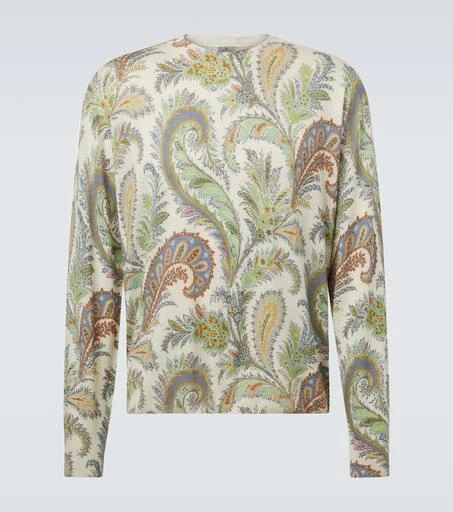 ETRO Paisley silk and cashmere sweater 1