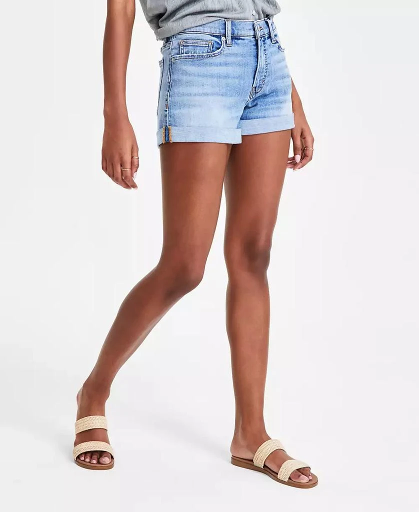 Lucky Brand Women's Ava Mid-Rise Denim Shorts 1