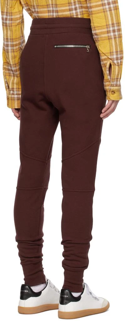 John Elliott Burgundy Escobar Sweatpants 3