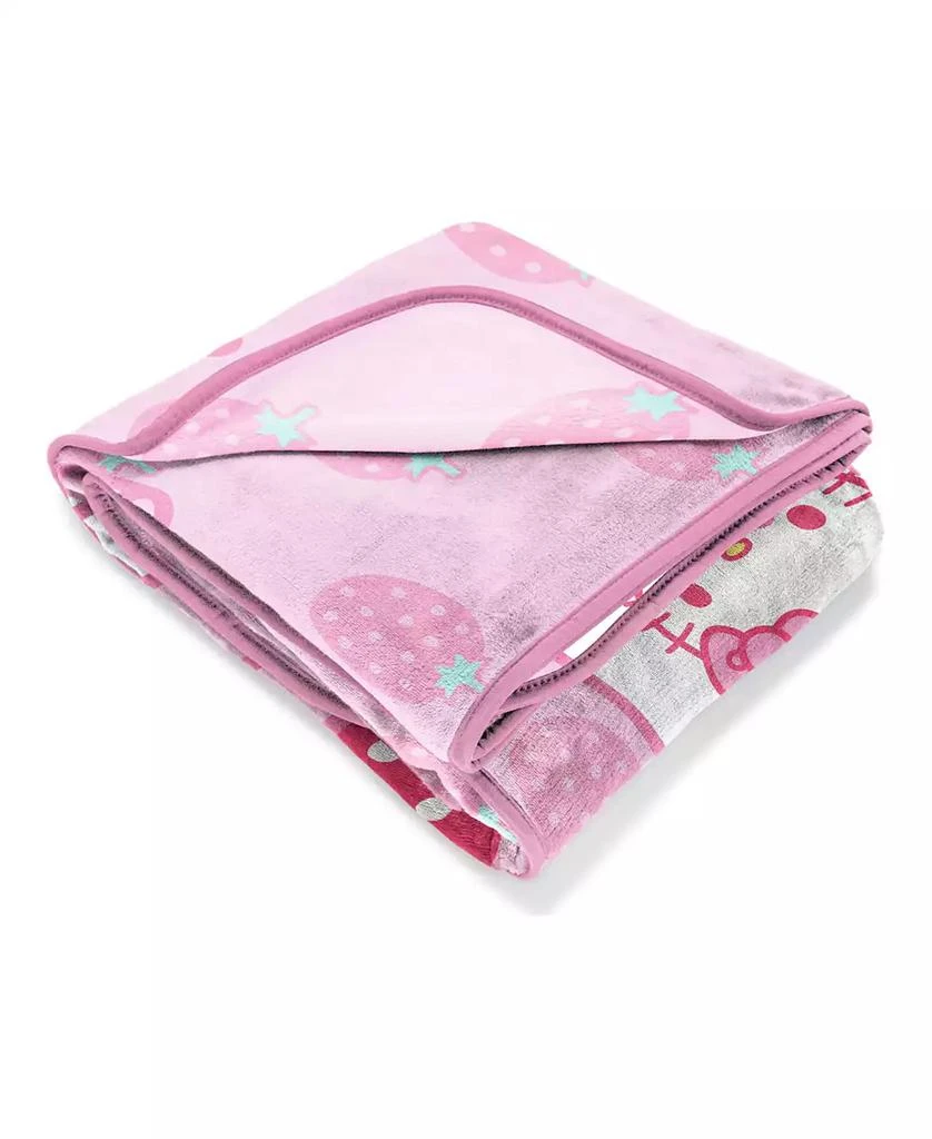 Hello Kitty Strawberry Milk Silk Touch Throw, 60" x 46" 3