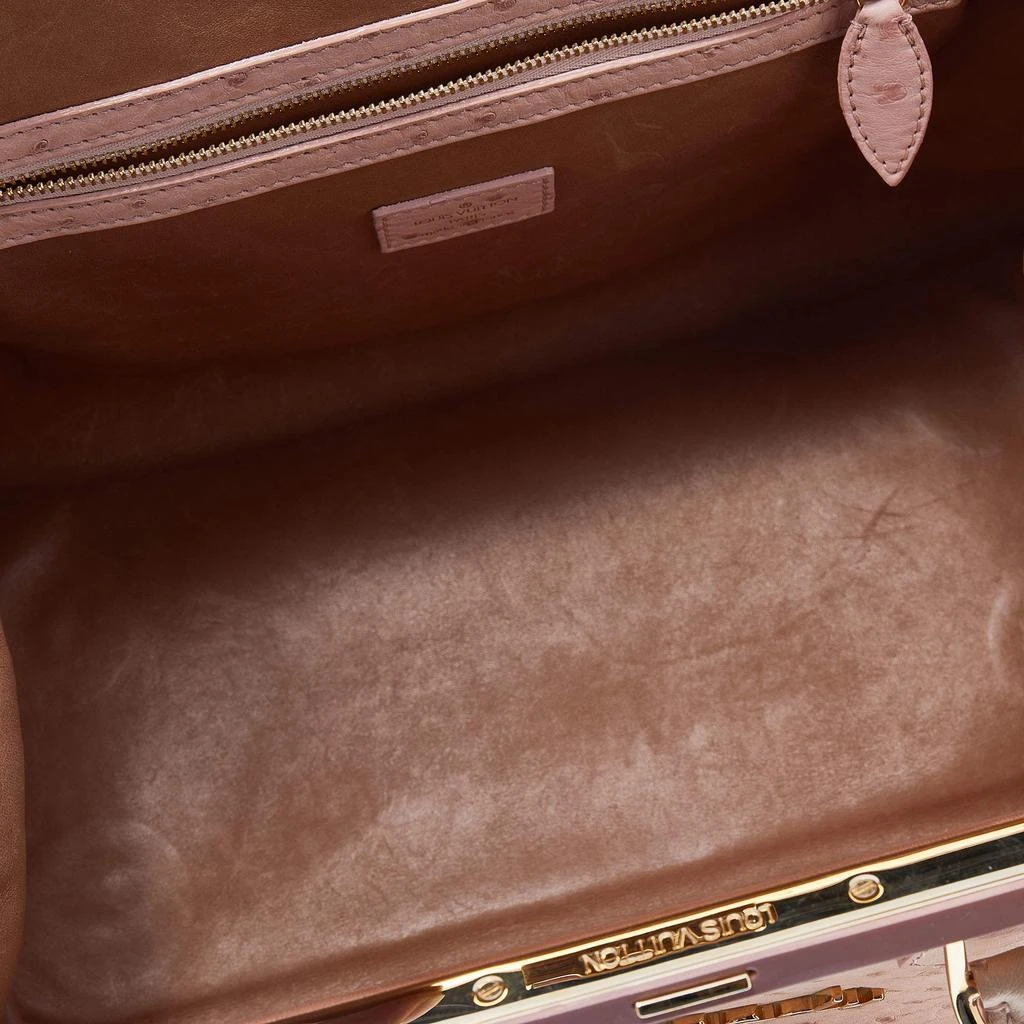 Louis Vuitton Louis Vuitton Poudre Ostrich Limited Edition Frame Speedy Bag 7