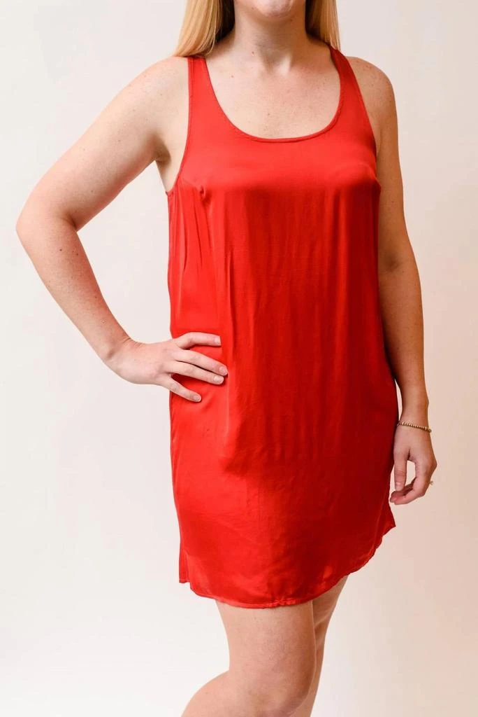 Nation LTD Paloma Shift Dress In Red 1