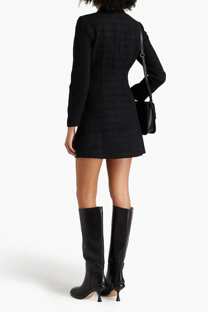 MAJE Tweed mini shirt dress 3