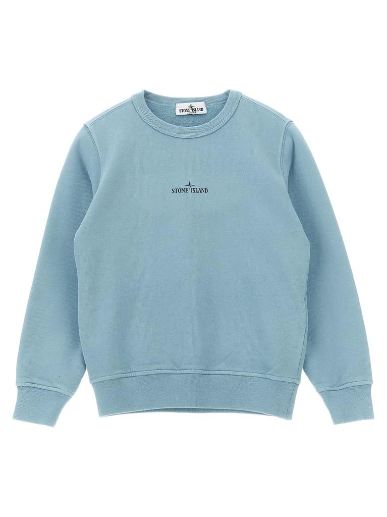 Stone Island Junior Stone Island Junior Compass Printed Crewneck Sweatshirt 1