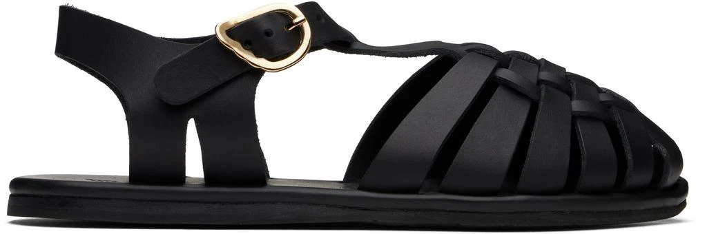 ANCIENT GREEK SANDALS Black Karina Sandals - Sandals - BeyondStyle