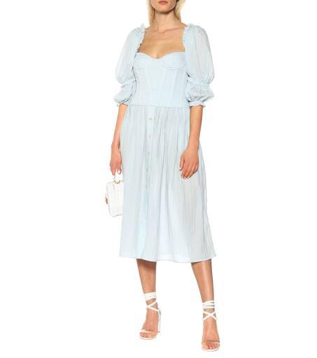 Brock Collection Oceanic gingham cotton top