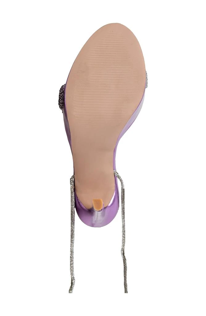 CHASE AND CHLOE Alessia Rhinestone Platform Sandal 6