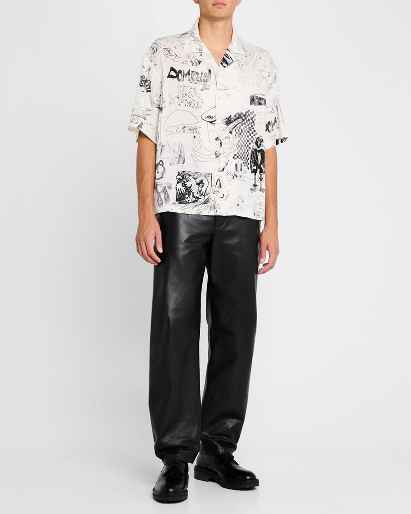 DOMREBEL Men's Silly Camp Shirt