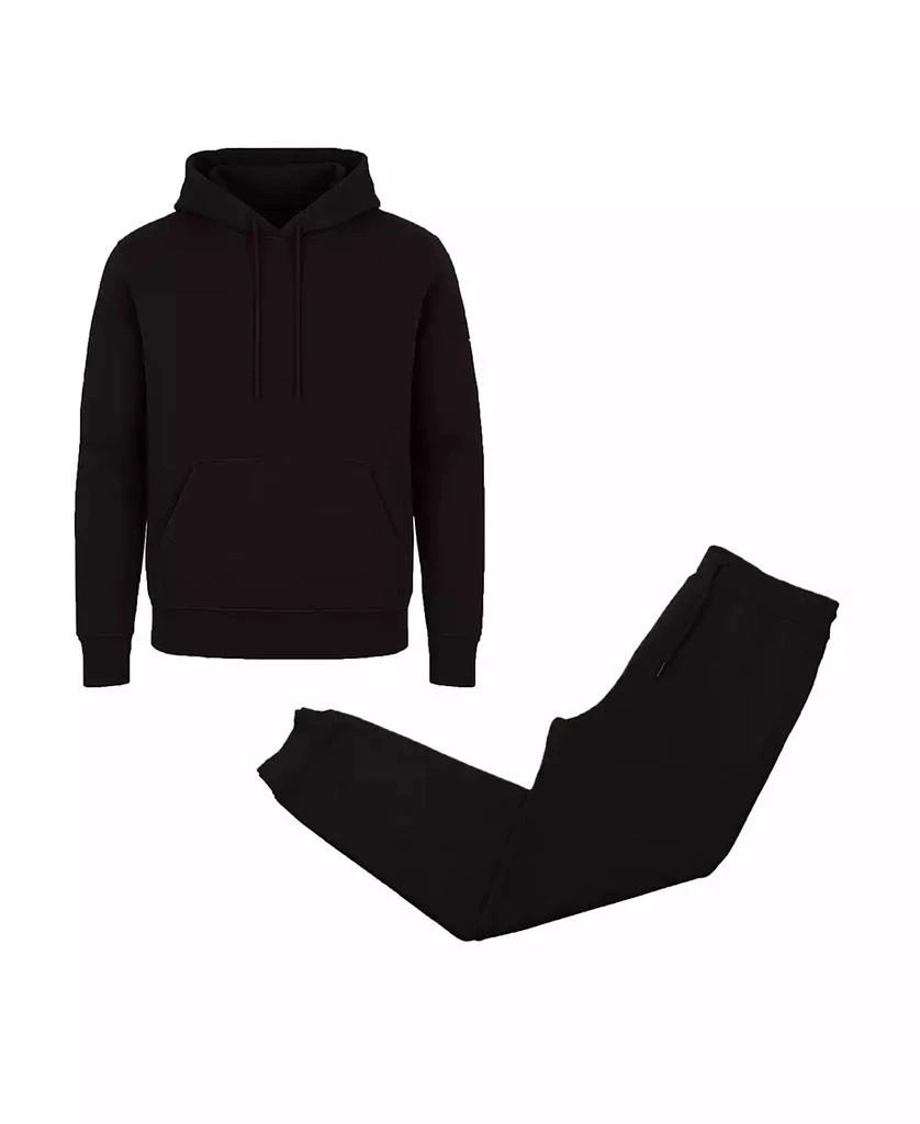 Galaxy By Harvic Men's Pull-On Hoodie and Jogger Pants, 2-Piece Set 2