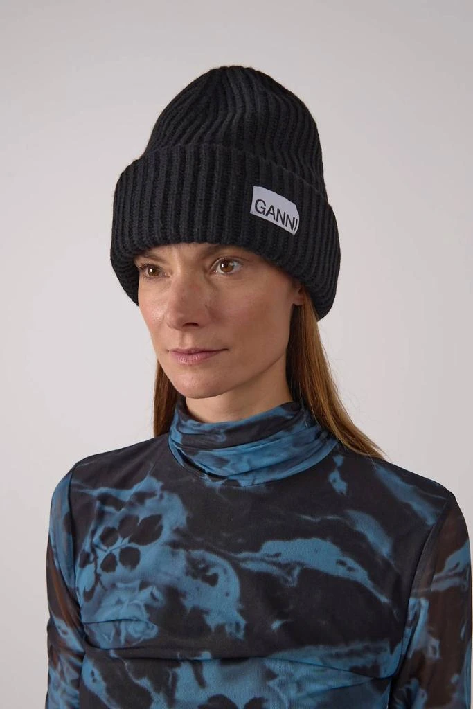 Ganni Ganni - Women's Structured Rib Beanie 3